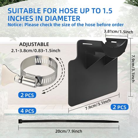 6X Tendeurs Élastiques avec Mousqueton 30CM, Corde Élastique à Crochets pour Attache Bâche, Voile d'Ombrage en Latex (1/2)