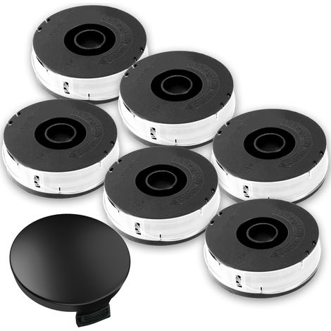 Bobines Pack de65 avec capot pour Florabest Tondeuse de gazon FRT 450 B2