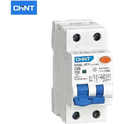 Interruttore magnetotermico differenziale CHINT 20A 30MA Tipo A Salvavita