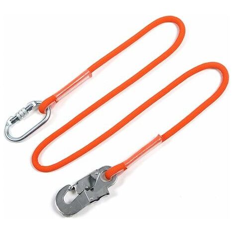 Pair - Harnais de sécurité anti-chute 3m – Nylon haute résistance avec crochet acier – Norme EPI 18 kN – Pour escalade et travaux en hauteur (1/4)