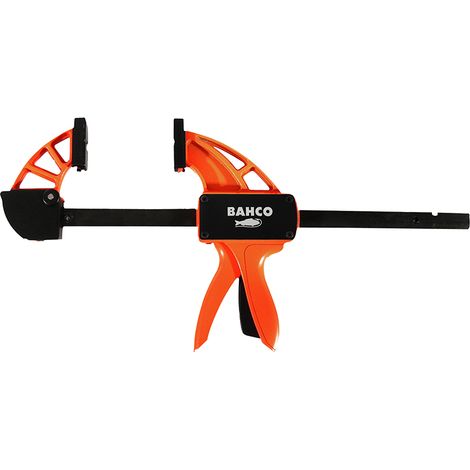 Bahco QCG-150 Quick Clamp 150 mm, 70 mm Throat, 125 kg Clamping Force (1/2)