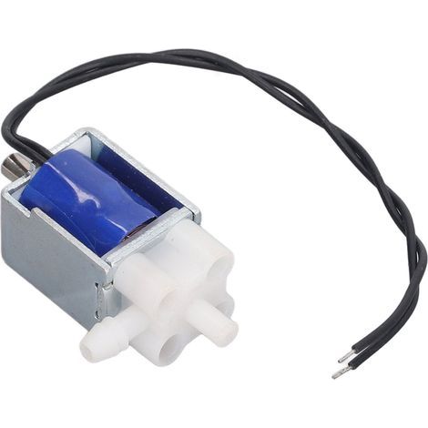 Électrovanne d'échappement 2 positions 3 voies à réponse rapide, micro-solénoïde, normalement ouverte, 6 V CC, 100 mA, 0,6 W, 60 Ω (1/5)