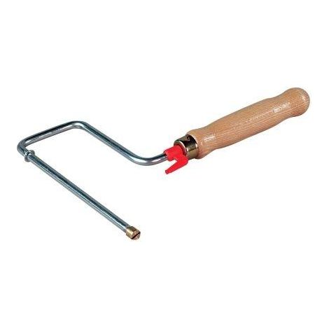 Roulor Montura fija acero galvanizado con mango de madera barnizada
