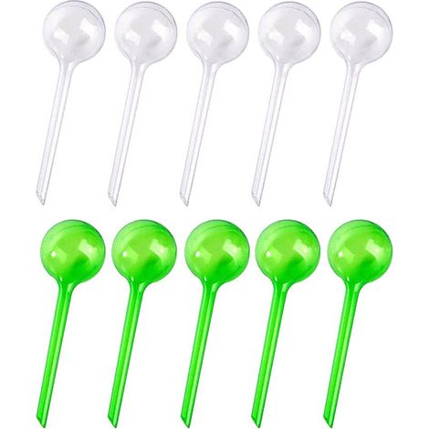 Lot de 10 ampoules d'arrosage en plastique, dispositif d'arrosage automatique, globes à arrosage automatique (1/5)