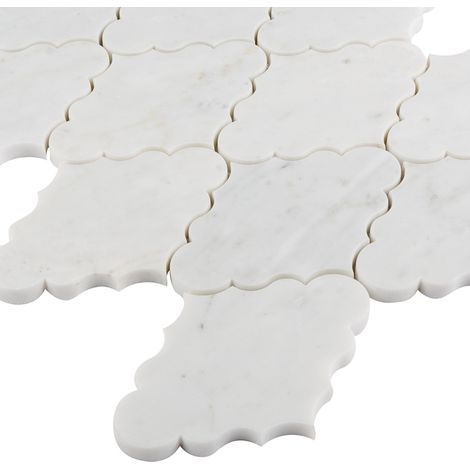 Mosaïque Carrara White Crest (1/4)