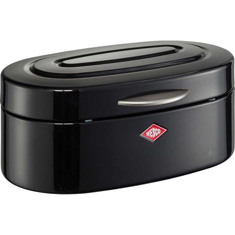Wesco Single Elly Brotkasten schwarz aus lackiertem Stahl