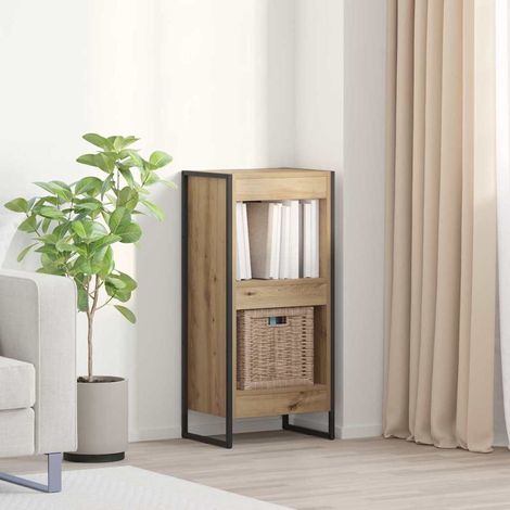 vidaXL Armadio per Libri Rovere Artigianale 40 x 30 x 86,5 cm (1/5)