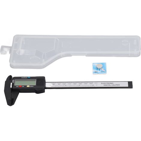 Pied à coulisse à affichage numérique LCD, outil ABS à double échelle 0-150mm pour les tests de mesure