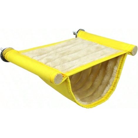Nid chaud pour oiseaux d'hiver, lit suspendu pour perroquet, cabane-hammock pour cage, adapté pour perruches, inséparables, calopsittes, oiseaux de compagnie, hamsters, chinchillas (1/4)