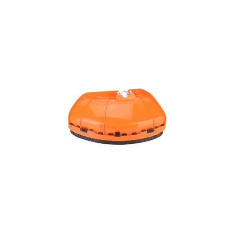 Accessoire de couverture anti-poussière de tondeuse à gazon en plastique rouge de 26mm/28mm (1/5)