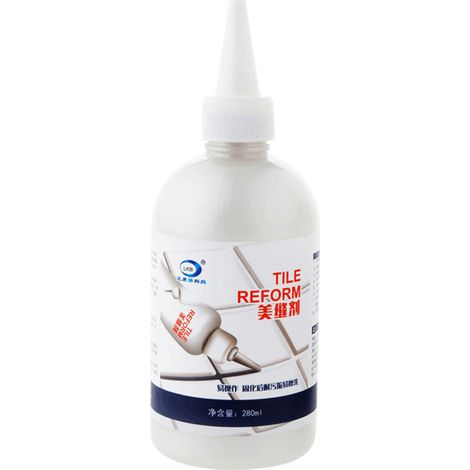 Recharge de 280ml pour Joints de Carrelage, Nettoyant Anti-Moisissures, Imperméabilisant et Colle de Réparation pour Décoration Intérieure (1/5)