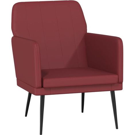 Fauteuil Bordeaux, dimensions : 61 x 78 x 80 cm, similicuir (1/5)