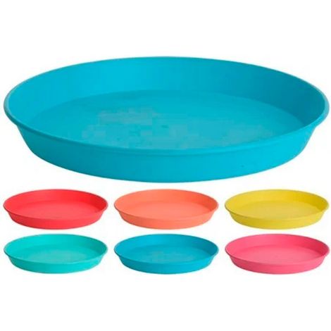 PLATOS PLASTICO 22,5 CM  LOTE 6