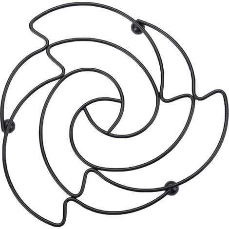 Support Pour Casseroles - En Fonte - Antidérapant - Diamètre 18,5 Cm - Hauteur 1,5 Cm - Usage Cuisine Maison Et Professionnelle - 1 Pièce (1/4)