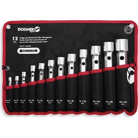 Dogher 460-004 BOLSA NYLON 12 LLAVES DE TUBO HEXAGONAL