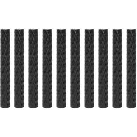 Pack of 10 Black M3x40 Round Aluminum Spacers for Quadcopter (1/5)
