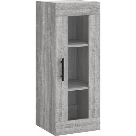 Maison Exclusive - Armario de pared gris Sonoma 34,5x34x90 cm (1/5)