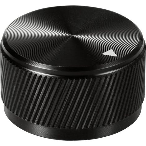 TC-11613816 Tête de bouton rotatif avec marquage noir (Ø x H) 30 mm x 17 mm aluminium 1 pc(s) R721312 (1/4)