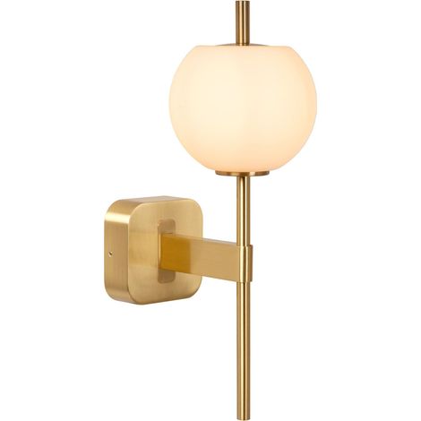 Applique murale Salle de bains LED 1xG9 IP44 or mat - Lucide - Elda (1/2)