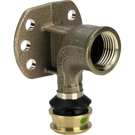 Viega Raxofix mur de la 20mmxRp 645939 3/4, avec SC-Contur, bronze de silicium