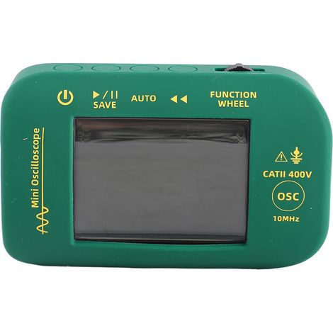 Oscilloscope numérique portable avec écran TFT 2,8 pouces, bande passante de 10 MHz, fréquence d'échantillonnage de 48 MSa/s et fonction d'enregistrement des données pour le bricolage et les tests éle (1/5)