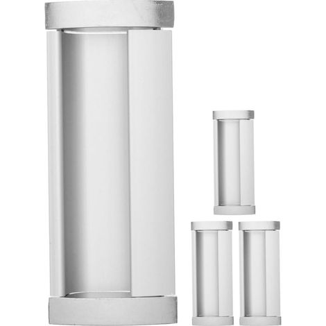 4 Pièces Poignée de Tirage Confort Ergonomique Affleurante Encastrée en Alliage D'aluminium Argenté et Installation Facile pour Portes Coulissantes Résidentielles et Bureau (1/5)