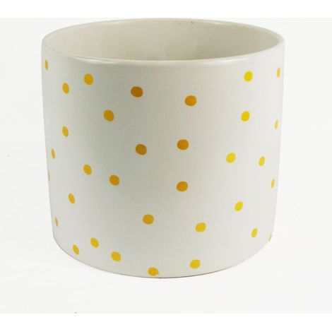 Gold Dot Planter Plant Pot 18 x 18 x 15cm