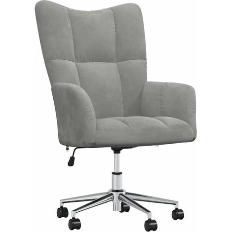 Maison Exclusive - Relaxsessel Hellgrau Samt