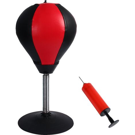 MINKUROW Mini Punching Ball Boxsack für Desktop Antistress Ball Geschenk Dekoration Ideal für Home Office, Anti Frustration