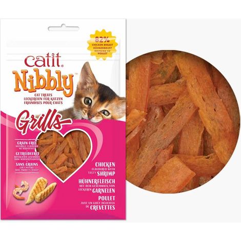 Snacks masticables para gatos Catit Nibbly Grills