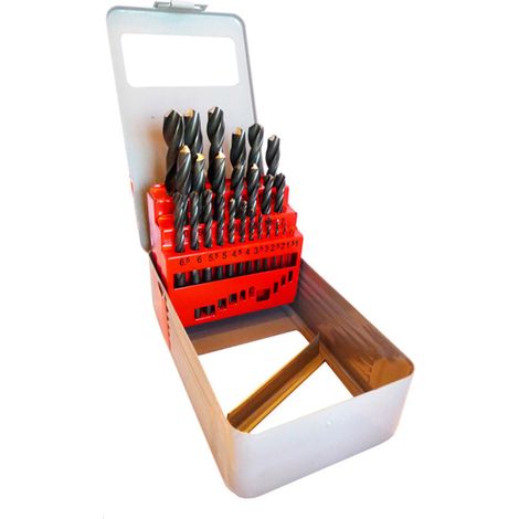 Coffret 25pcs foret hss gold tecn'x plus mm