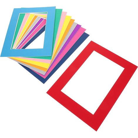 Lot de 30 Cadres Photo Décoratifs en Carton pour Décoration Murale et Rangement de Photos, Style Simple et Design Créatif pour Salon Couleur Aléatoire (1/5)