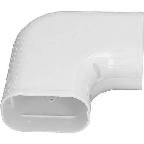 Copertura della linea a gomito piatto 433 Accessori per condizionatori d'aria con tubi decorativi in ​​PVC serie 130