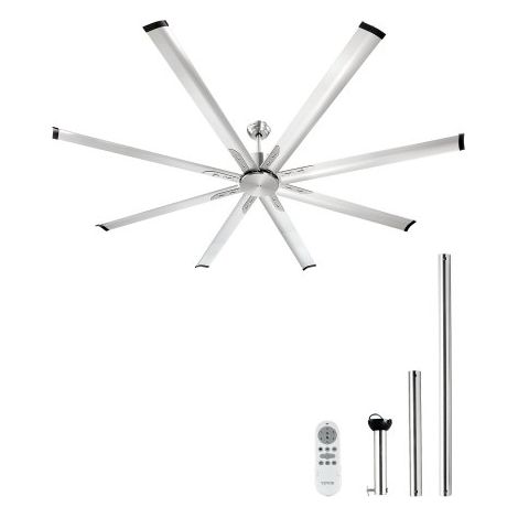 Ventilatore da Soffitto da 213 cm Senza Luce, Telecomando a 6 (1/5)
