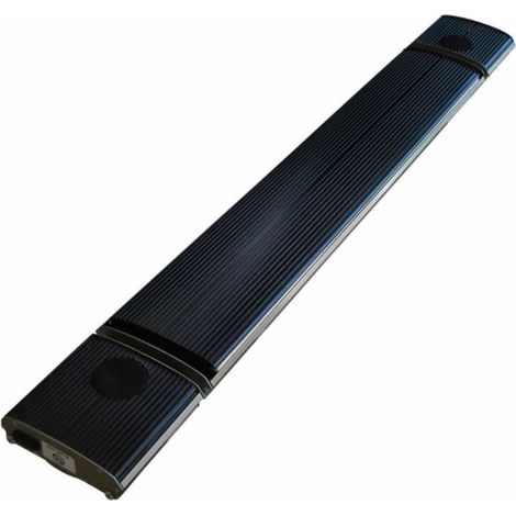 Sined Calentador De Infrarrojos De 1000w Con Mando a Distancia Con Altavoces Bluetooth Negro