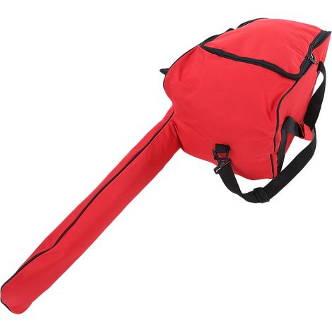 Sac de transport étanche pour tronçonneuse et tondeuse, housse de protection en toile Oxford portable (Rouge) (1/5)