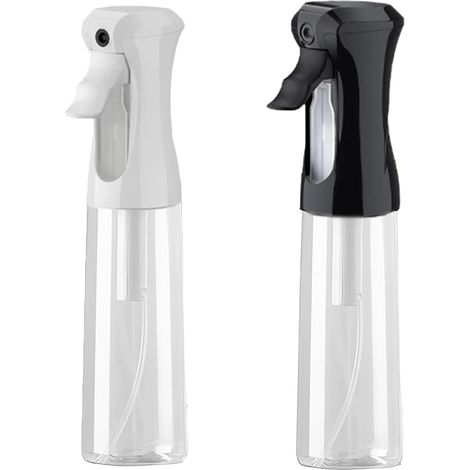 Bouteilles Spray 200ml Pulvérisateur à Brume Fine pour Salon de Coiffure Vaporisateur Eau Produits Capillaires Flacon Vide Réutilisable avec Buse Réglable