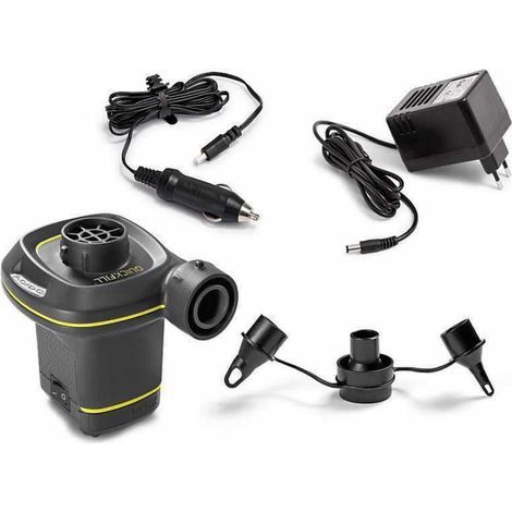 Electric Tire Inflator 12-220 Volts Cigarette Lighter Plug (1/5)