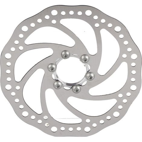 Adaptateur de bride de rotor de disque de frein de moyeux filetés de vélo de montagne 160mm avec 6 boulons. (1/5)