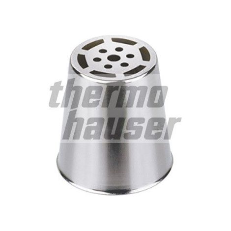 Bocchetta russa tulipano liscio acciaio inossidabile 27 mm