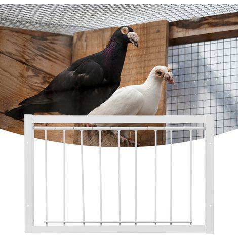 Cage à oiseaux en fer avec trappe en T, porte de maison très résistante pour pigeons et perroquets, installation facile (43,3 x 26 cm) (1/5)