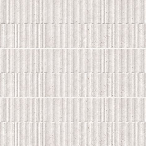 Carrelage effet Béton 3D Gris Silver Estria 100x33,3x0,98 cm Arvelis - Mur intérieur (vendu par carton de 1,67 m²) - RO'MA CARRELAGE