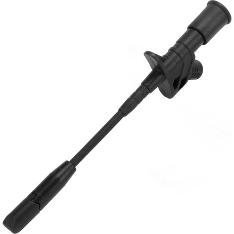 Pince de test pour multimètre, mini-sonde en acier inoxydable, réparation automobile, prise jack 4 mm J.30019, noir (1/5)