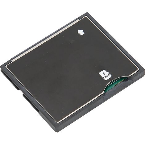 Adaptateur de carte mémoire vers carte microSD vers carte CF, adaptateur pour appareil photo haute vitesse, adaptateur pour carte mémoire unique vers carte CF (1/5)