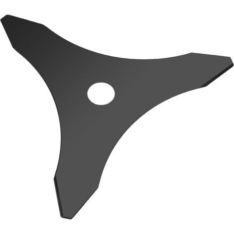 Lame de tondeuse à gazon lame de scie 255mm 3T dent triangulaire en acier au manganèse débroussailleuse coupe-riz outil de jardin accessoires universels (1/5)