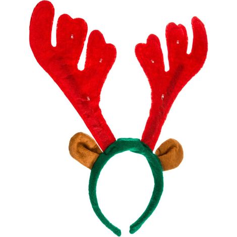 Serre-tête de Noël Bois de Renne lumineux - taille standard pour adulte - Feeric Christmas (1/3)