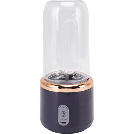 Mini blender portable 6 lames haute vitesse 300 ml, rechargeable par USB, idéal pour les voyages (1/5)