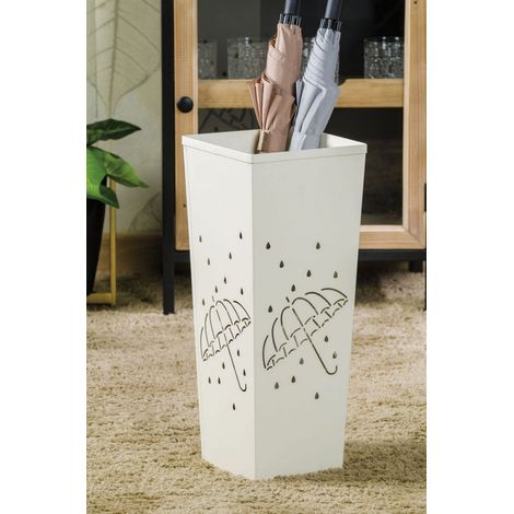 Portaombrelli Salvaspazio in metallo Decoro Pioggia 50 cm 4 Colori