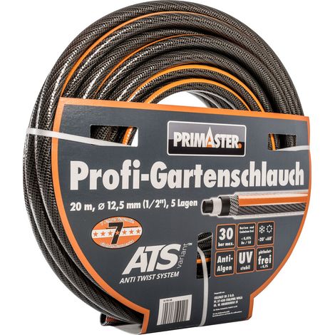 Primaster Gartenschlauch Profi 20 m Ø 12,5 mm (1/2 Zoll) Wasserschlauch Schlauch (1/3)