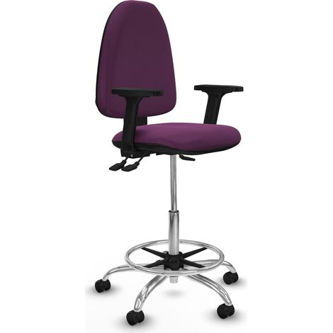 Piqueras y Crespo B2D05RP Chaise de Bureau Violet (1/3)